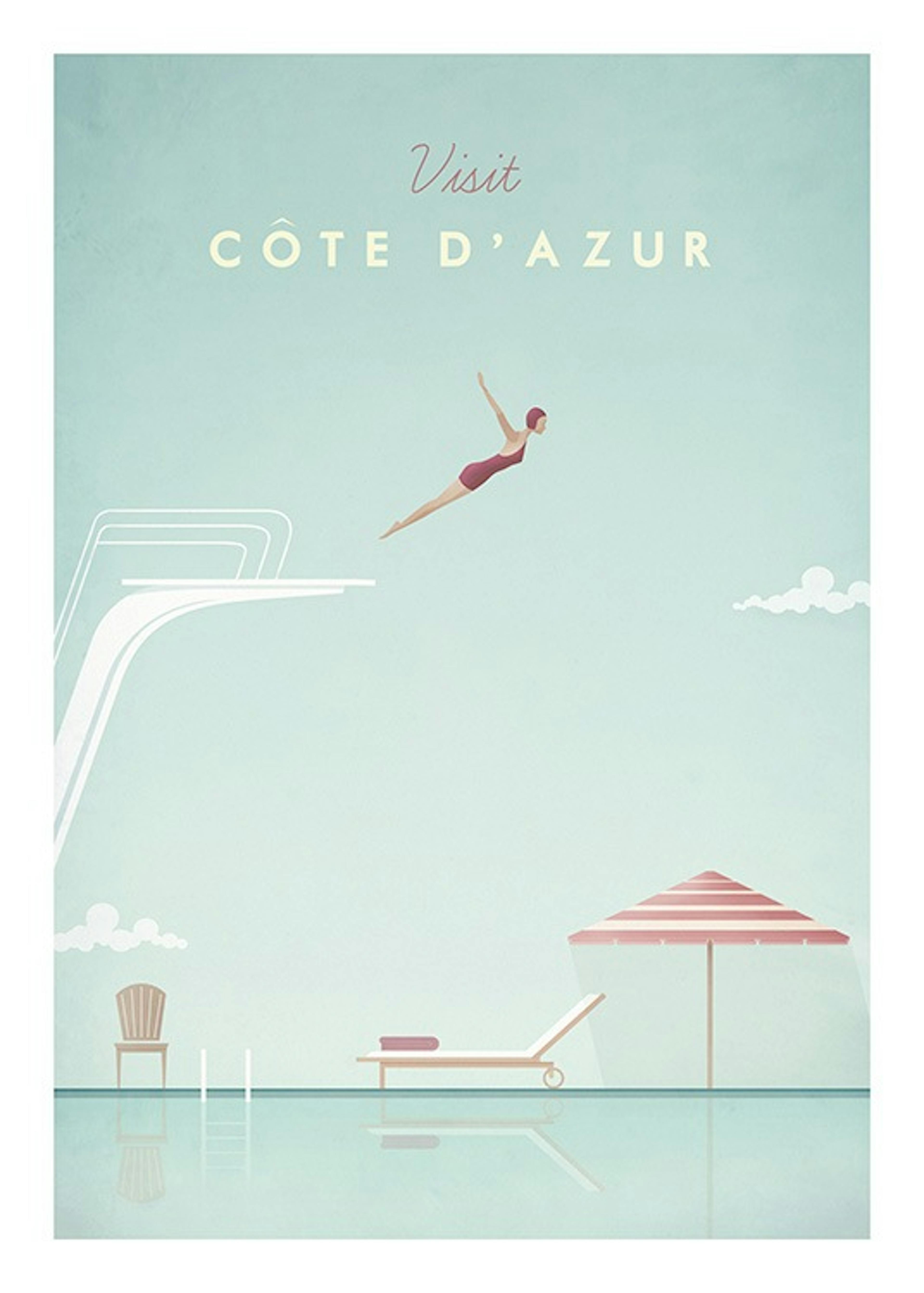 Henry Rivers - Cote d'Azur Plakat 0