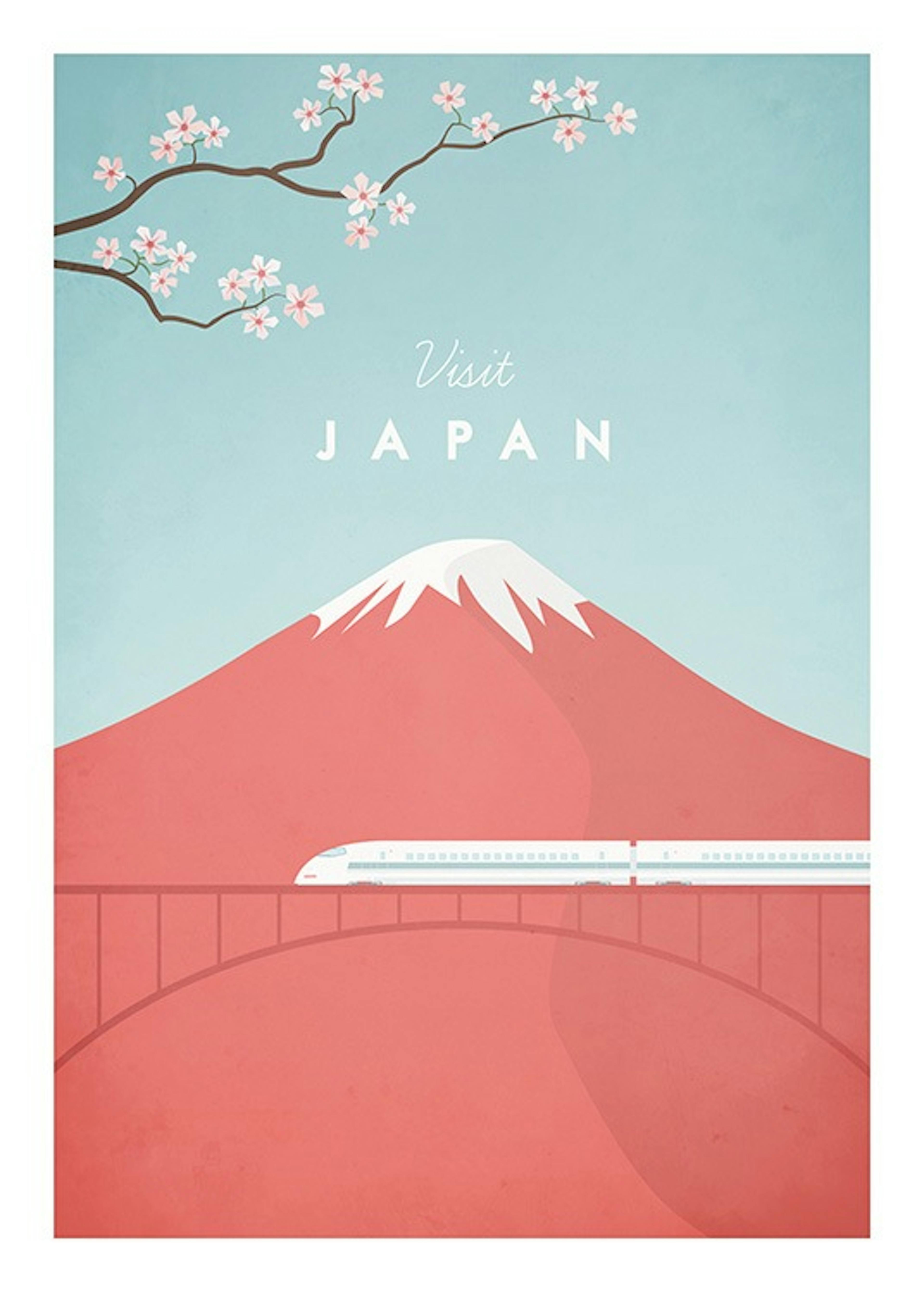 Henry Rivers - Visit Japan Affiche 0
