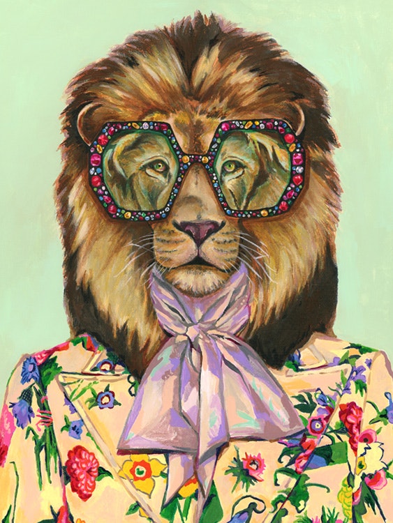 Artsy Lion Affiche 0