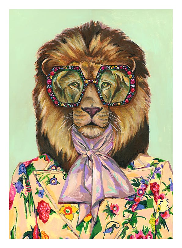 Heather Perry - Artsy Lion (40x50 cm)