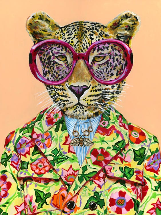 Heather Perry - Artsy Leopard Poster 0