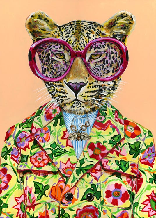 Heather Perry - Artsy Leopard Plakat 0
