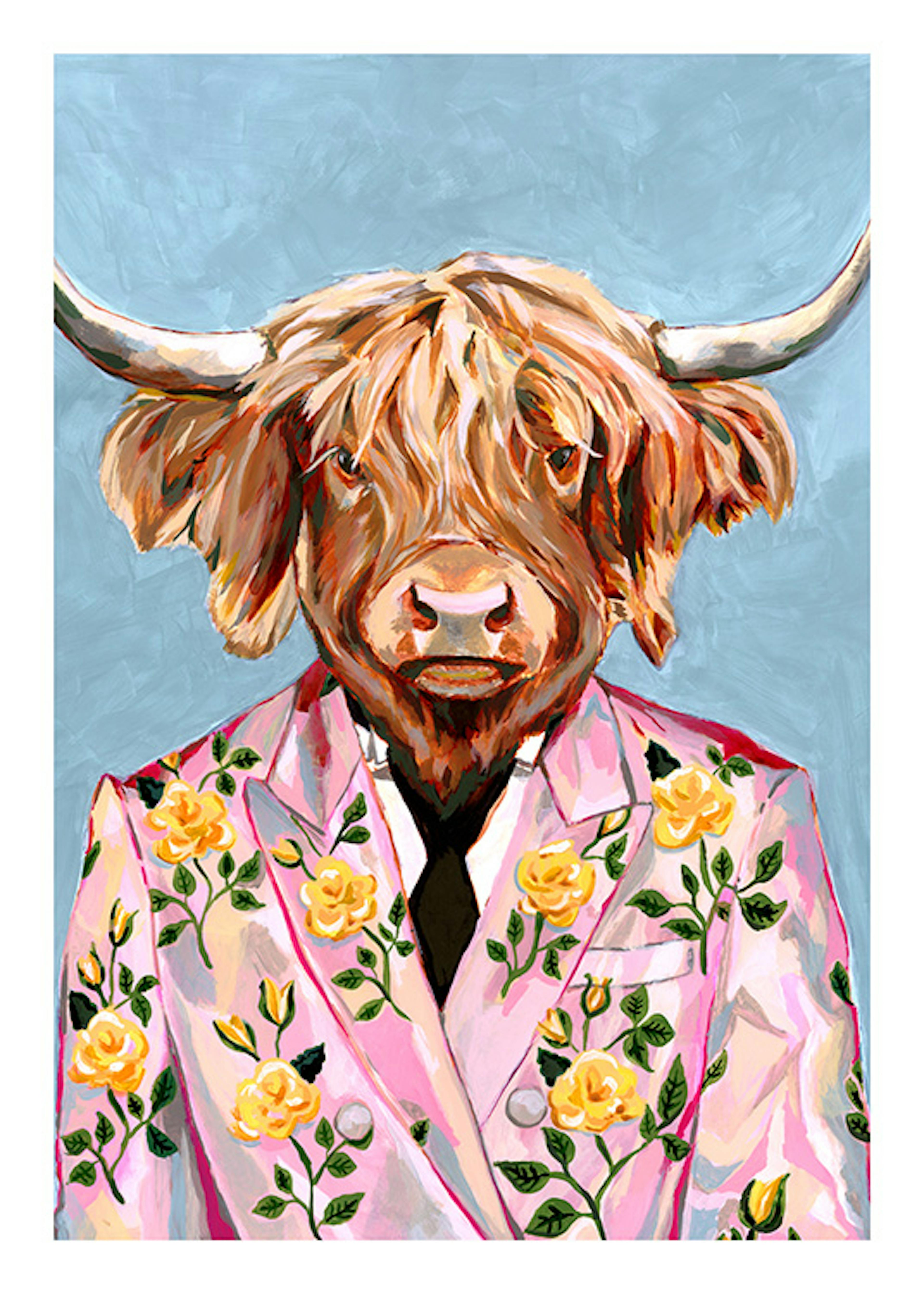 Heather Perry - Artsy Cow Plakát 0