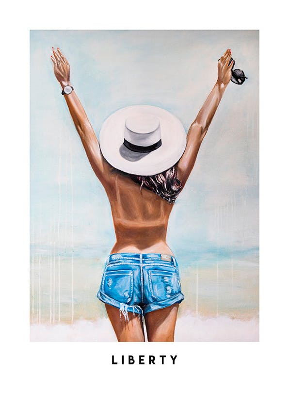 Sofia Larsson - Liberty Poster (50x70 cm)- Sofia Larsson