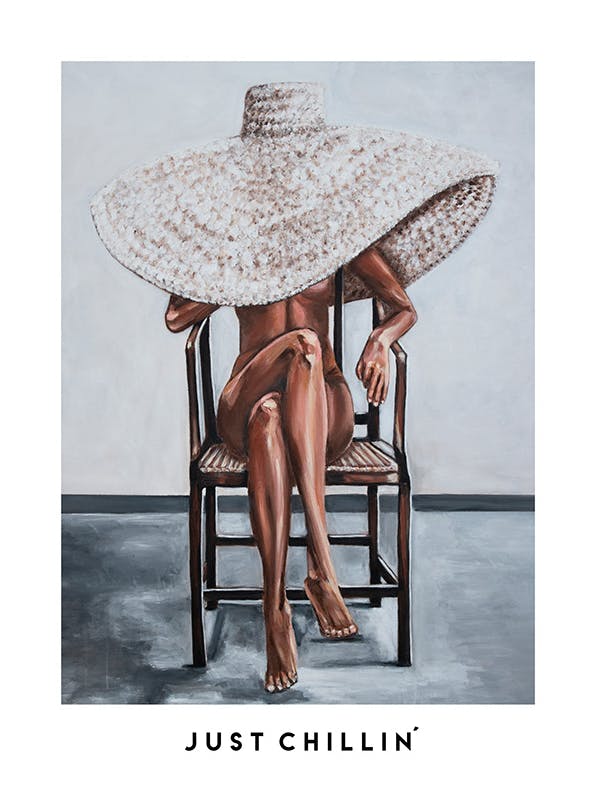 Sofia Larsson - Just Chillin' Poster (30x40 cm)- Sofia Larsson