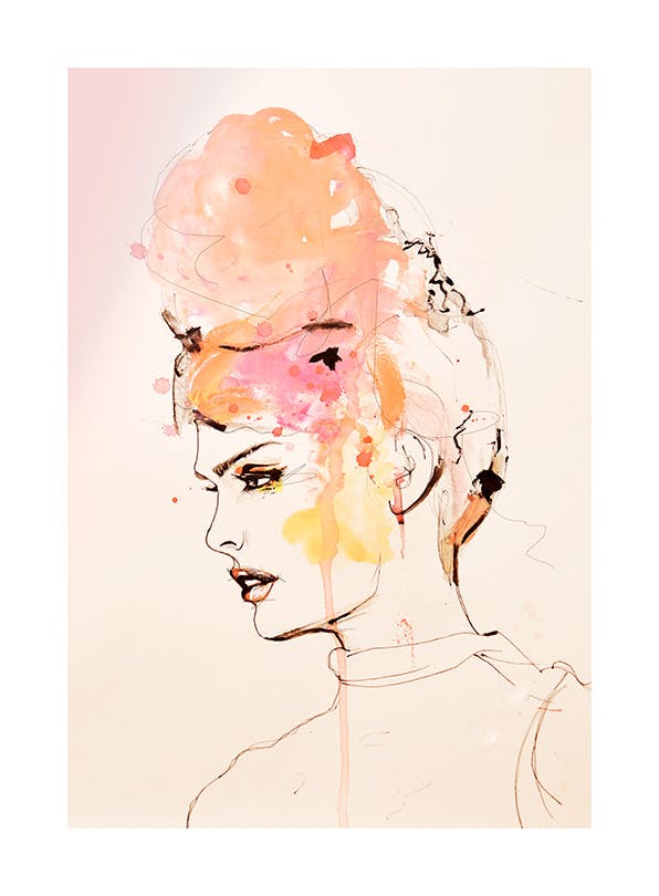 Leigh Viner - Insouciant Affiche (30x40 cm) - Leigh Viner
