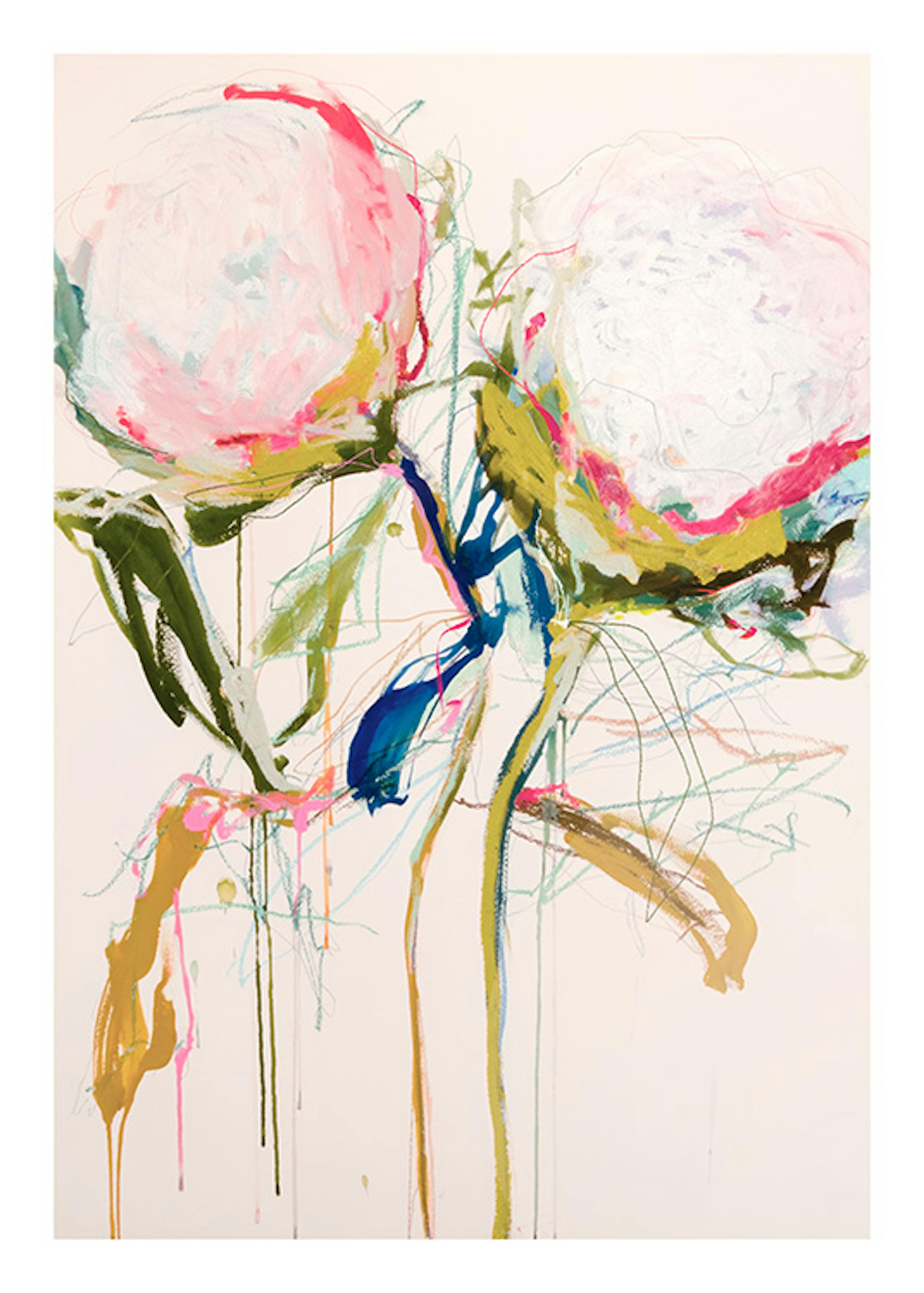 Leigh Viner - Artsy Peonies No1 Poster 0