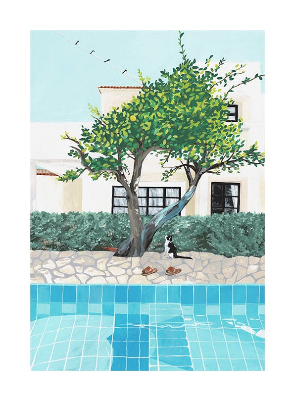 Jaron Su - Zone out Pool Poster (50x70 cm)