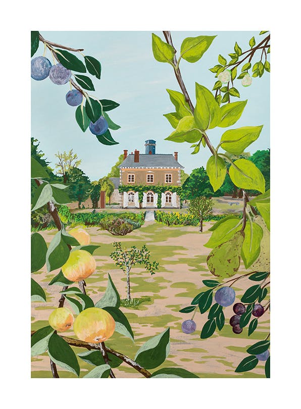 Jaron Su - Le Fruit Chateau Poster (50x70 cm)