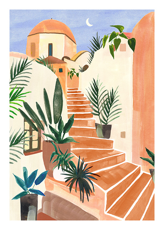 Laura Page - Tropical Print no1 Affiche