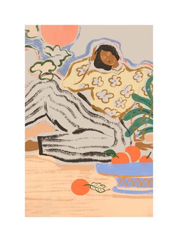 Arty Guava - Lay Hoon - Lazy Days Plakat (30x40 cm)- Lay Hoon