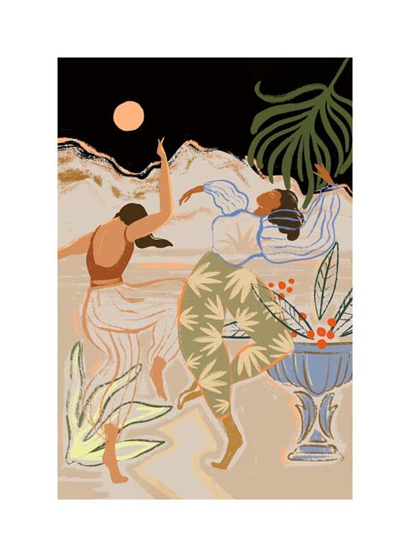 Arty Guava - Lay Hoon - Dancing Under The Moonlight (50x70 cm)