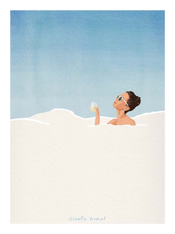 Giselle Dekel – Bubble Bath Plakat 0