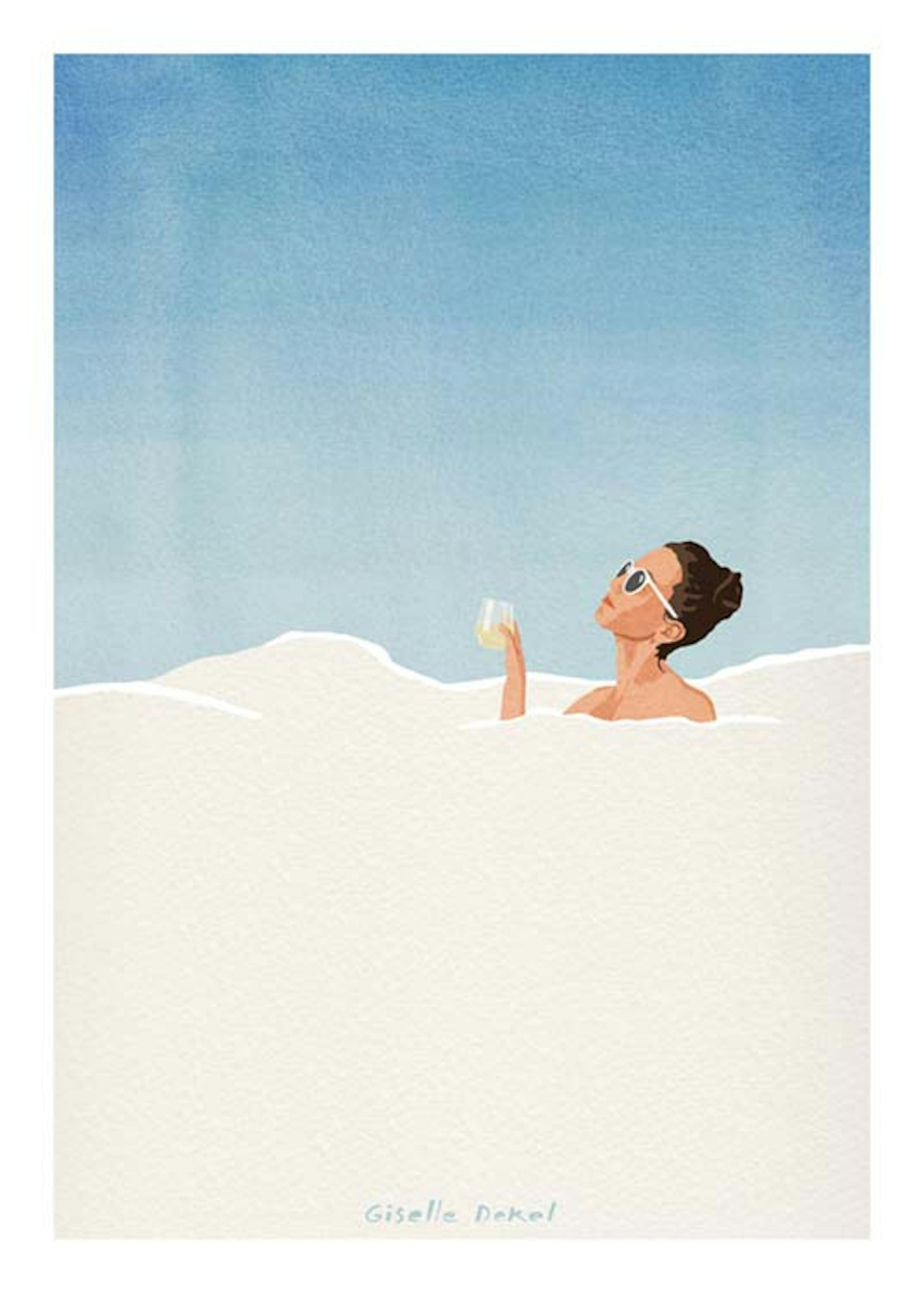 Giselle Dekel – Bubble Bath Plakát 0