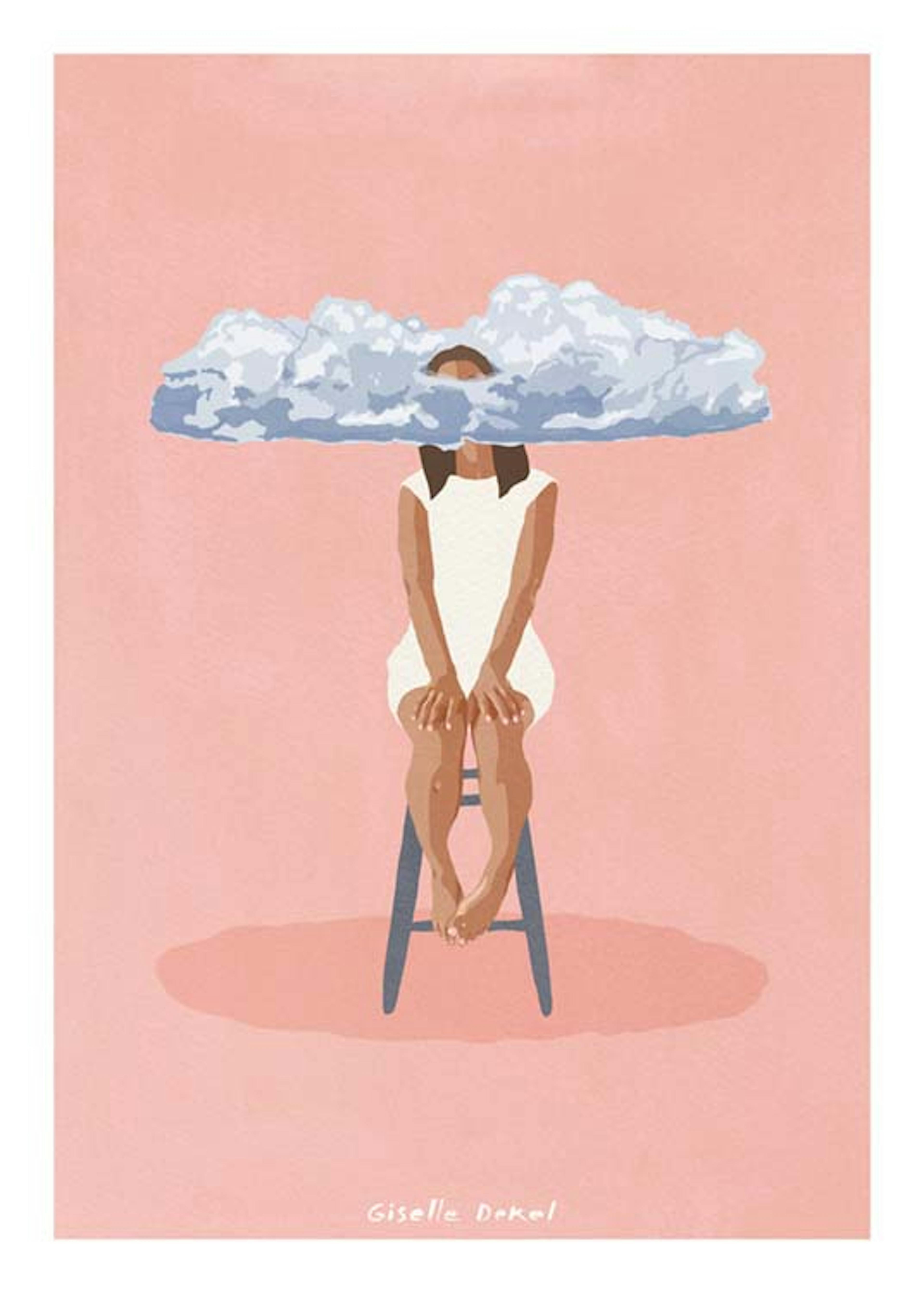 Giselle Dekel – Pink Meditation Print 0