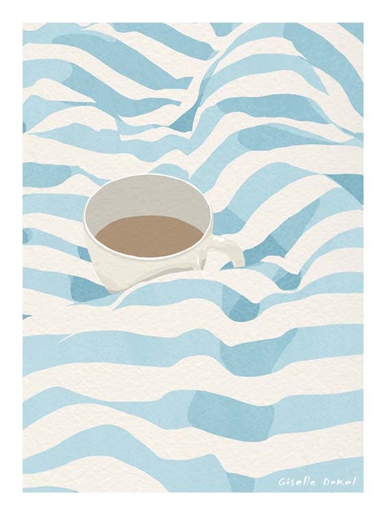 Giselle Dekel – First Cup of Coffee Plakat 0