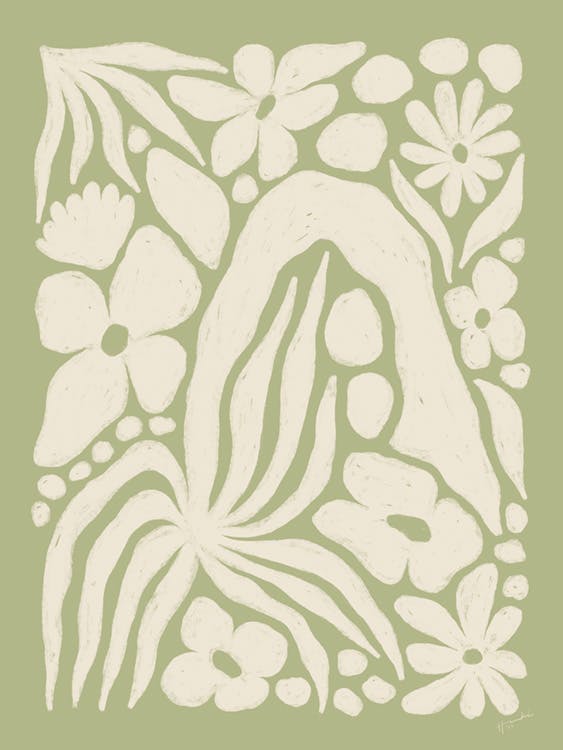 Hanna KL - White Garden Plakat 0
