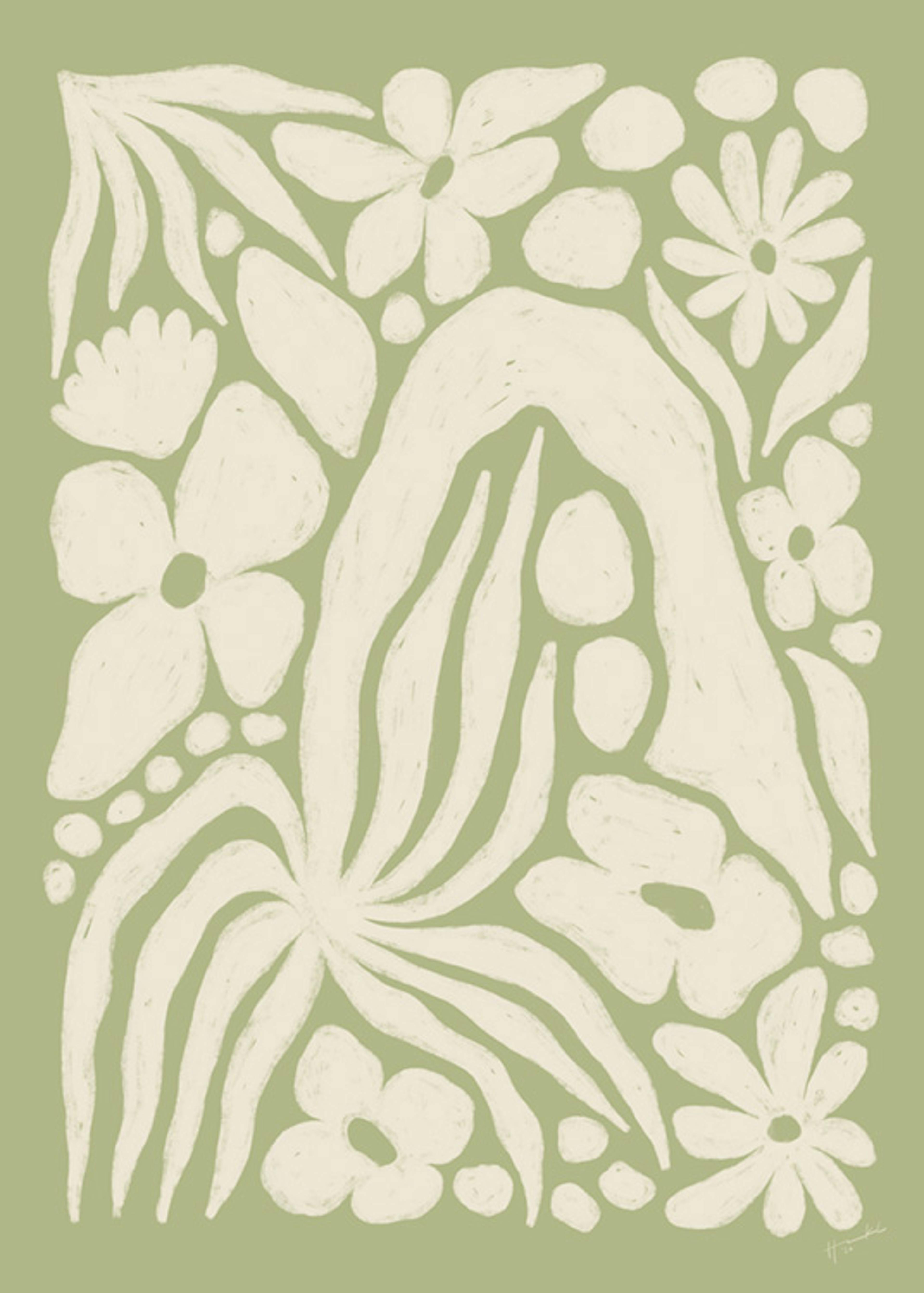 Hanna KL - White Garden Print 0