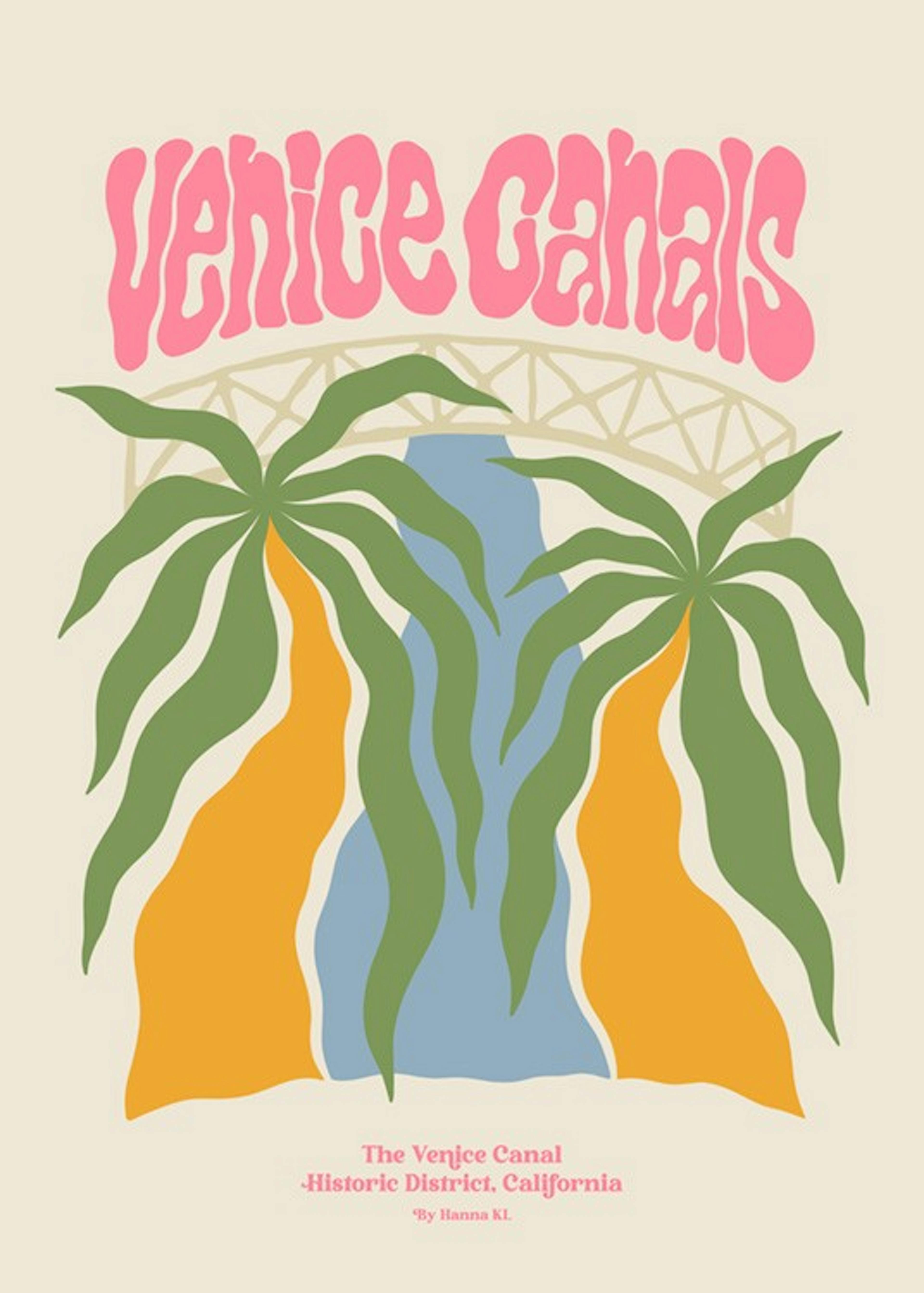 Hanna KL - Venice Canals Affiche