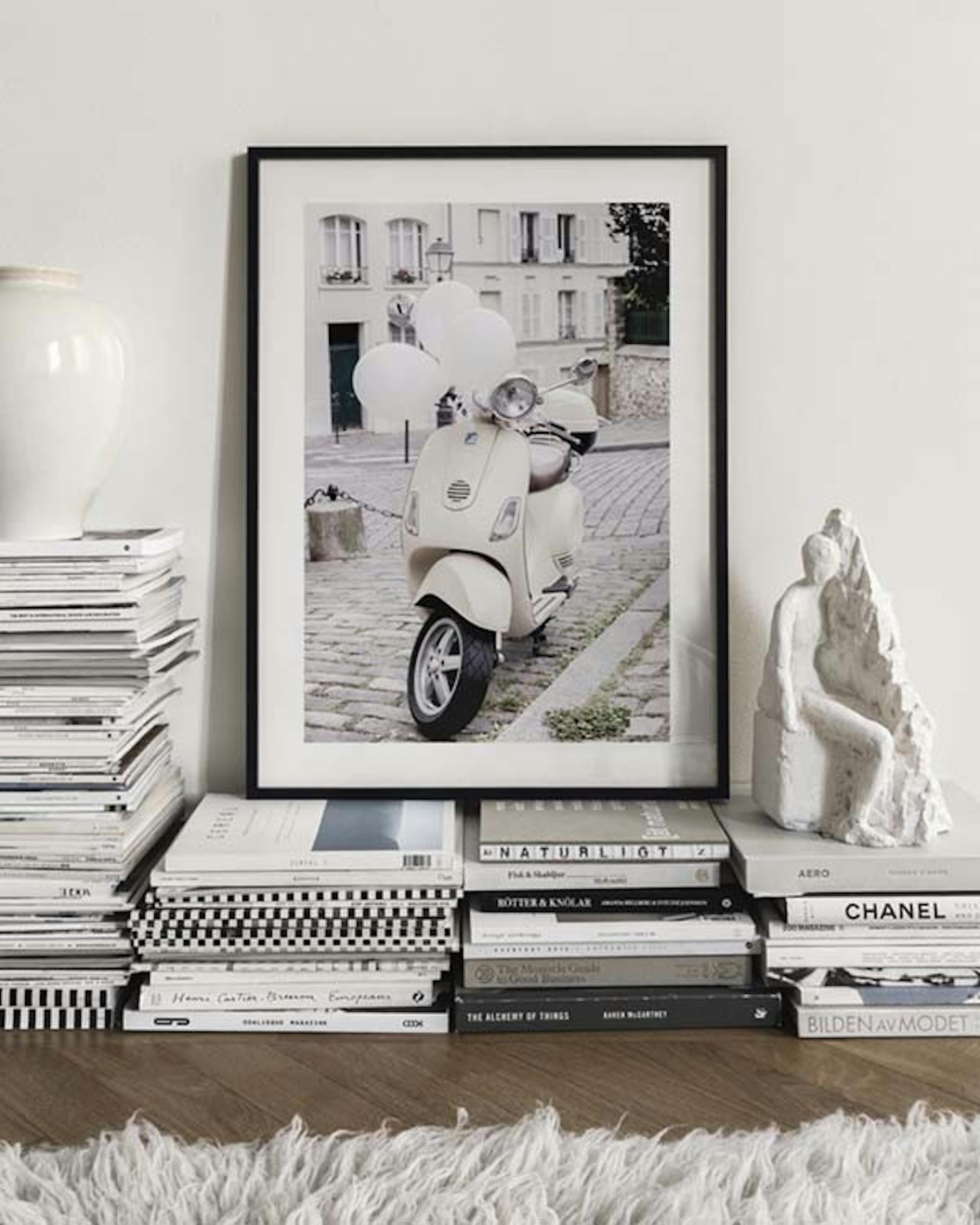 Magdalena Martin - Parisian Vespa Poster