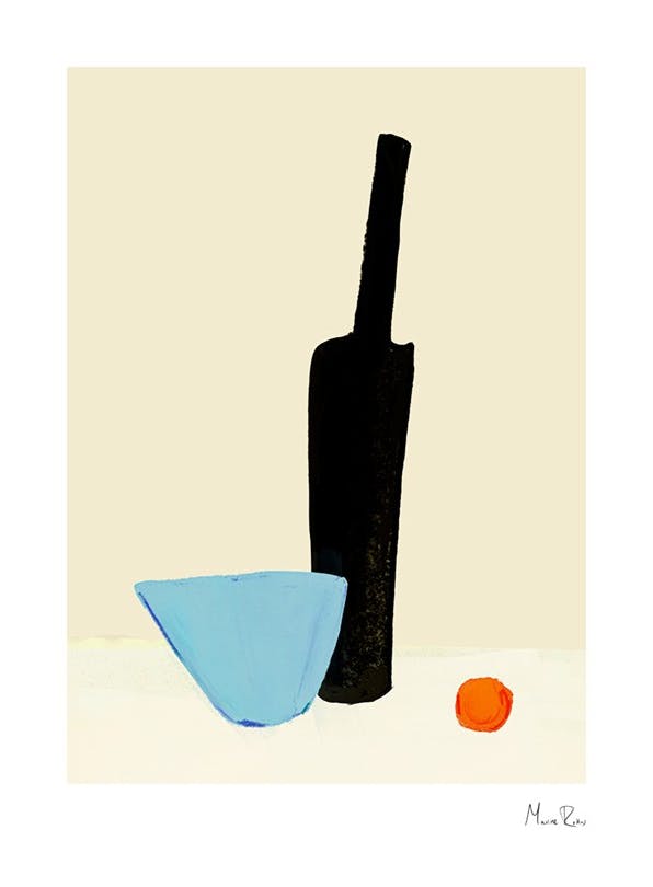Maxime Rokus - Still Life Bottle Poster (50x70 cm)