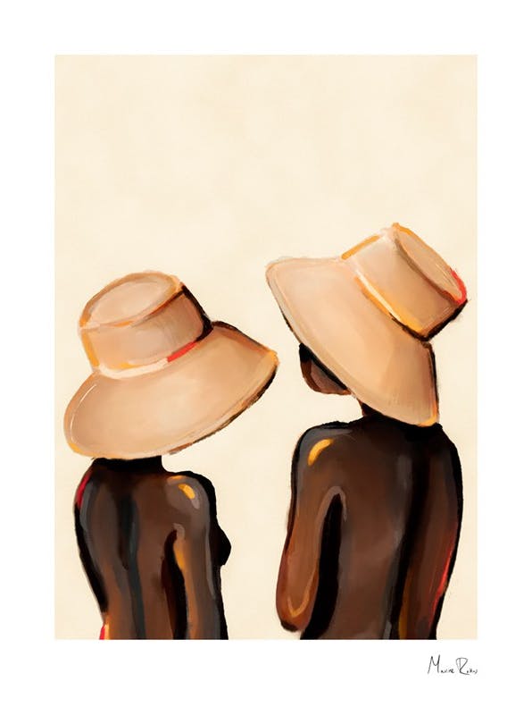 Maxime Rokus - Hats Together Poster (30x40 cm)