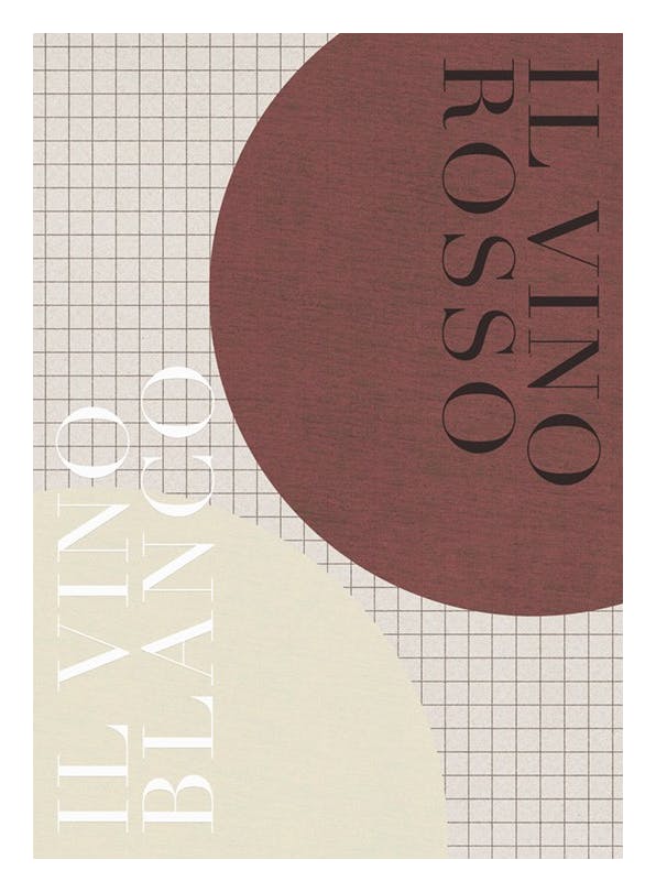 Julia Hallström Hjort - Il Vino Poster (50x70 cm)- Julia Hallström Hjort