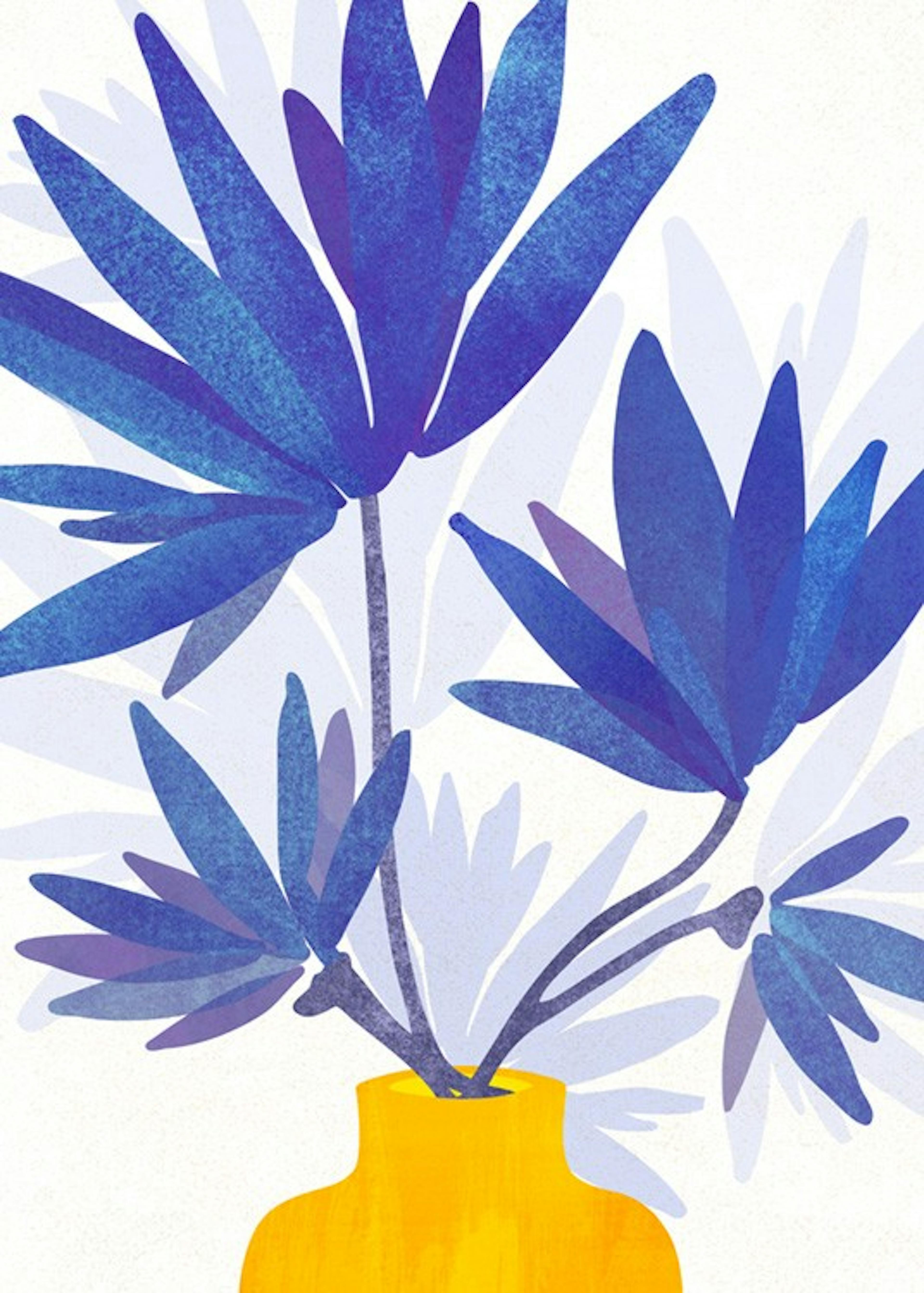 Kristian Gallagher - Indigo Blooms Plakat 0