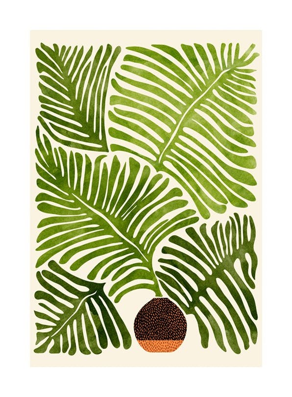 Kristian Gallagher - Summer Fern Poster (50x70 cm)