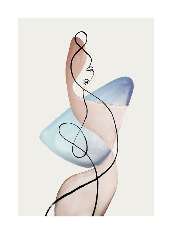 Peytil - Lykke Print (50x70 cm)