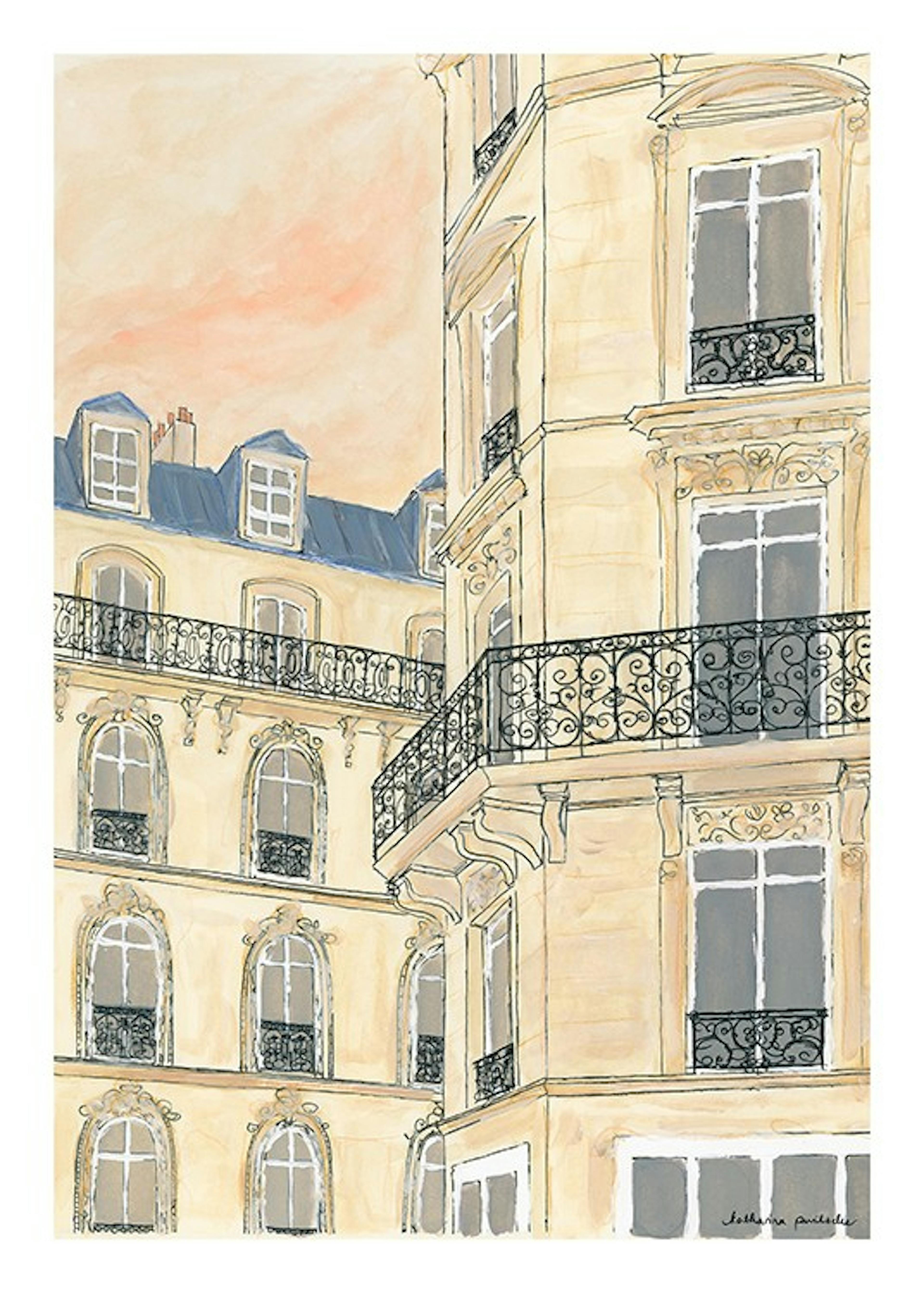 Katharina Puritscher - Golden Hour Building Print 0