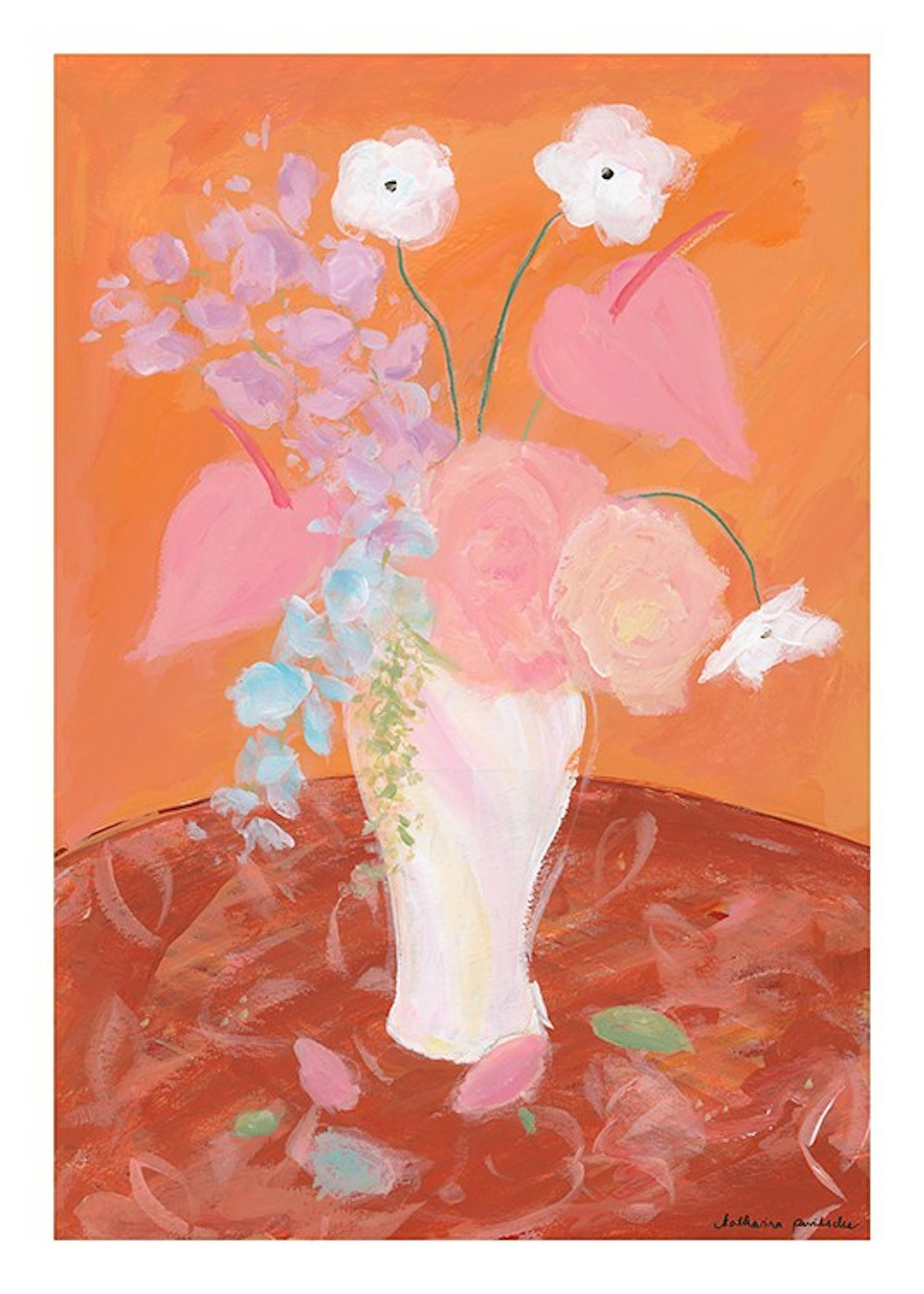 Katharina Puritscher - Orange Bloom Plakát 0