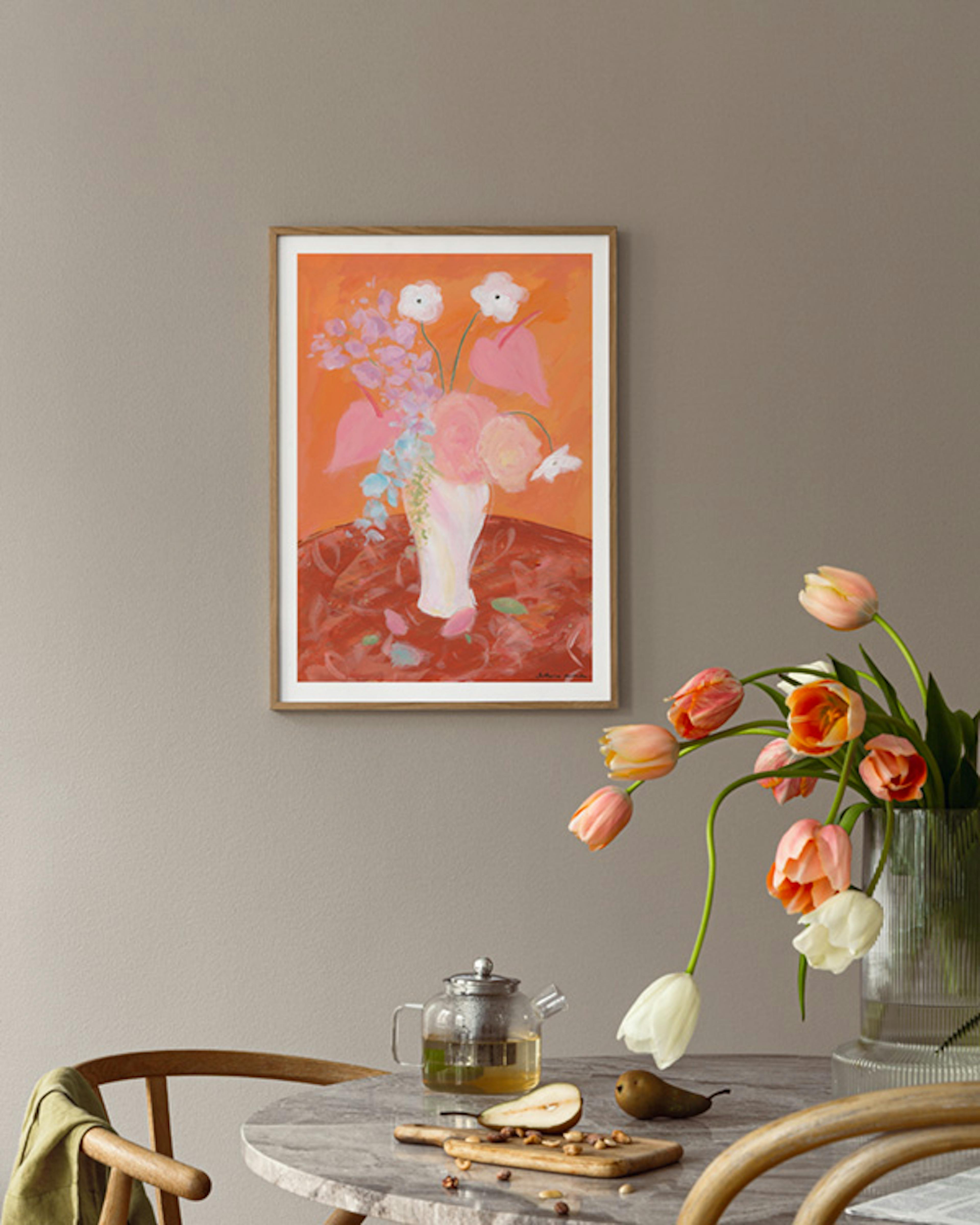 Katharina Puritscher - Orange Bloom Print