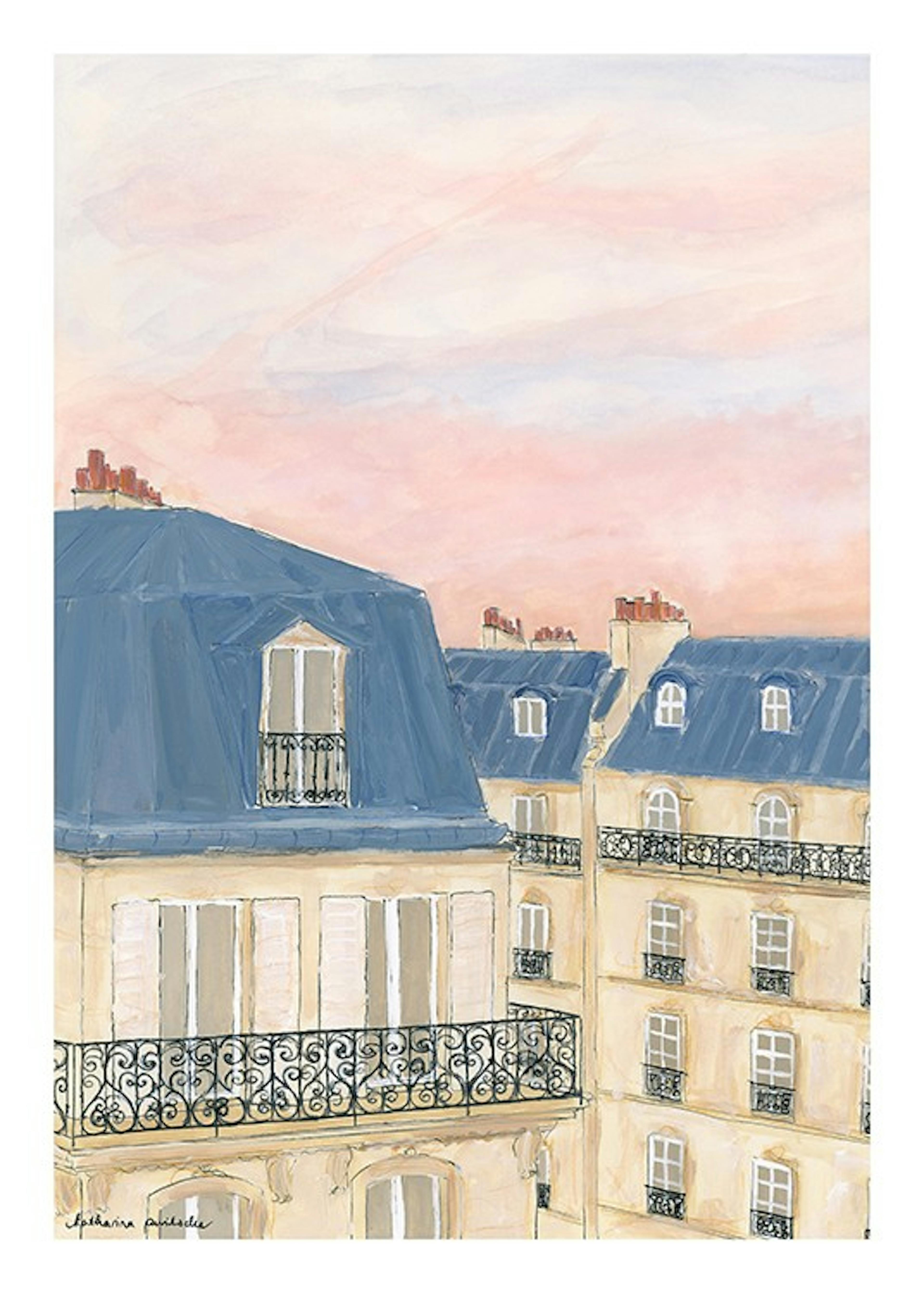 Katharina Puritscher - Parisian Sky Poster