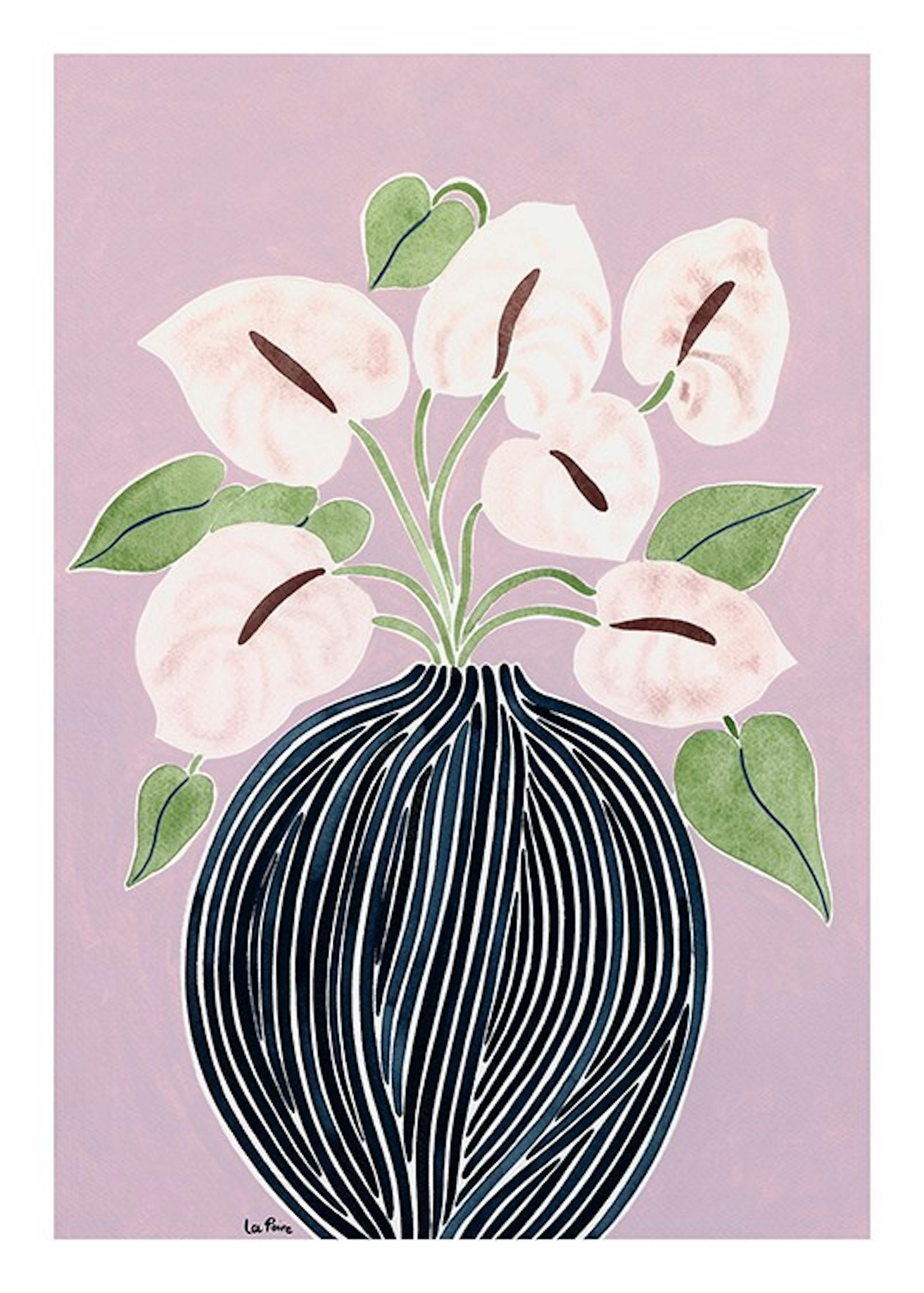 La Poire - Anthuriums Print 0