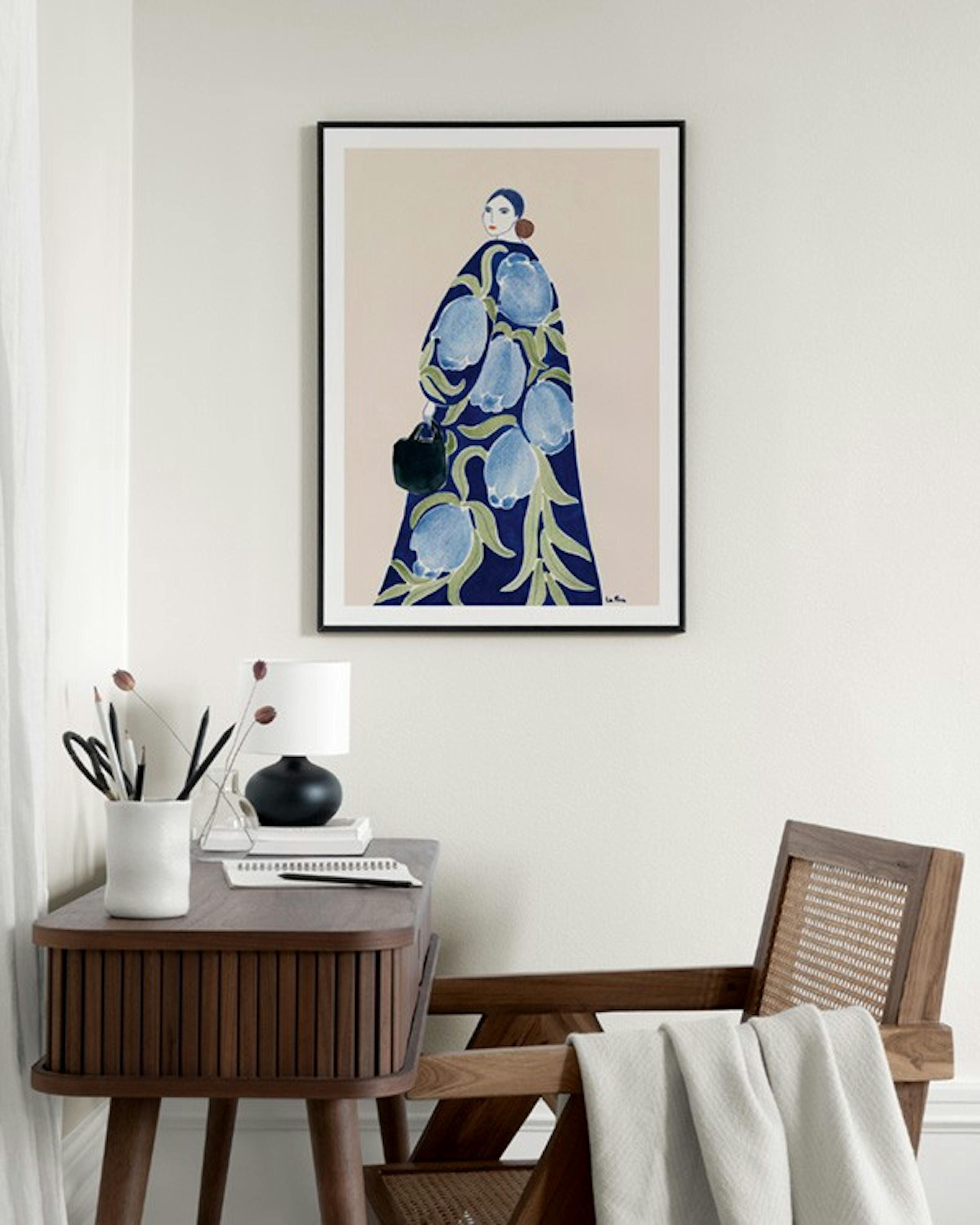 La Poire - Turquoise Coat Poster