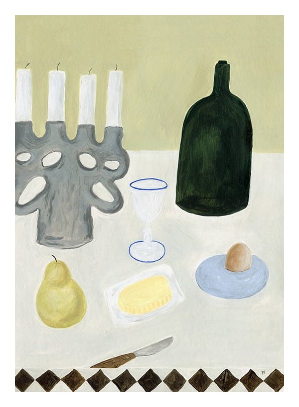 Isabelle Vandeplassche - Petit-déjeuner Print (30x40 cm)