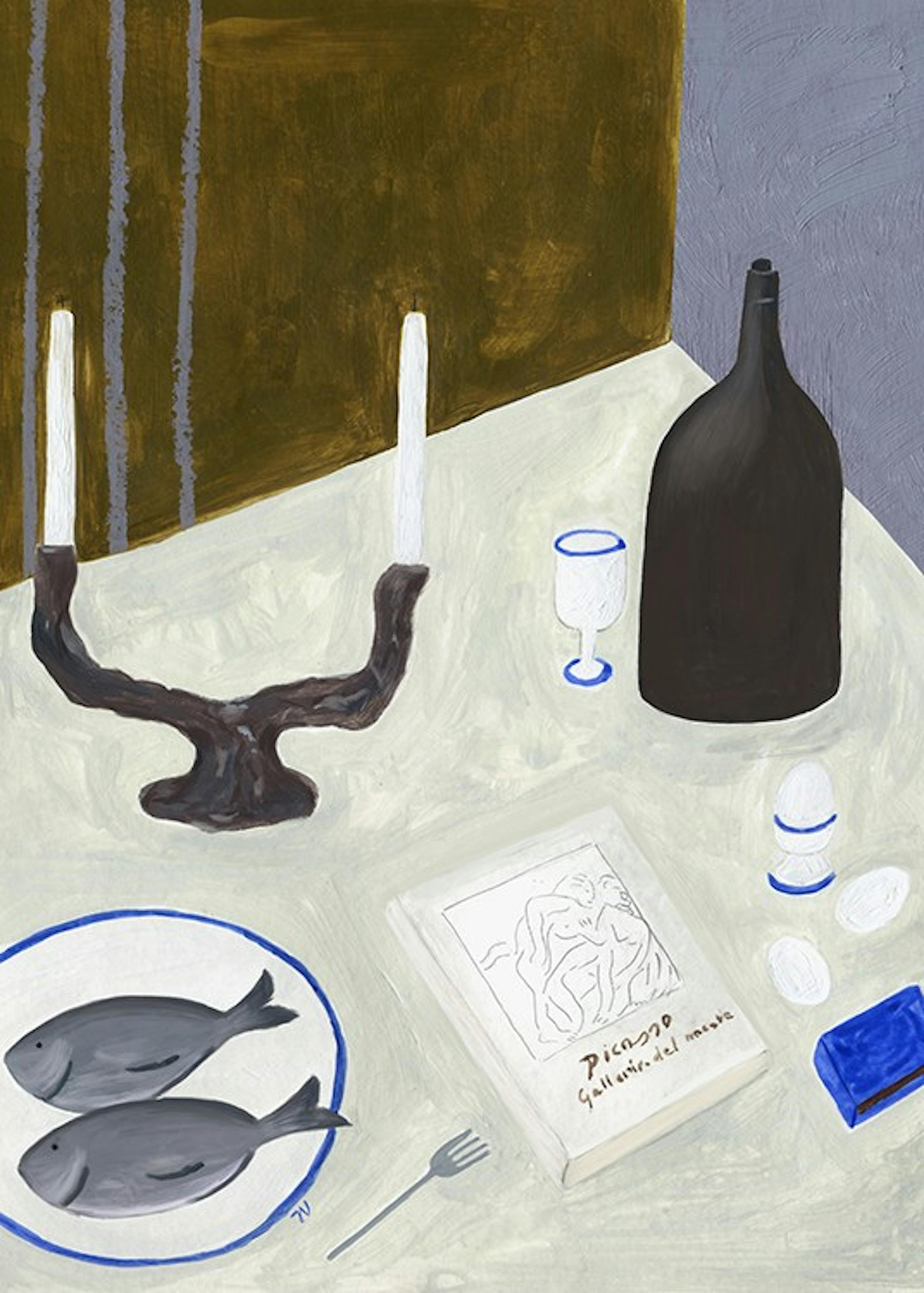 Isabelle Vandeplassche - Still Life with Fish  Affiche 0