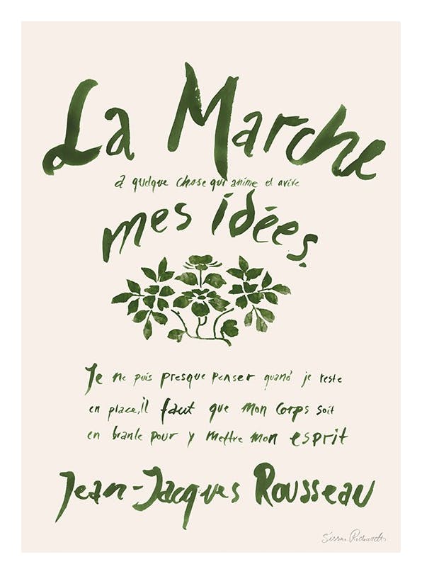 Sissan Richardt - La Marche Print (50x70 cm)