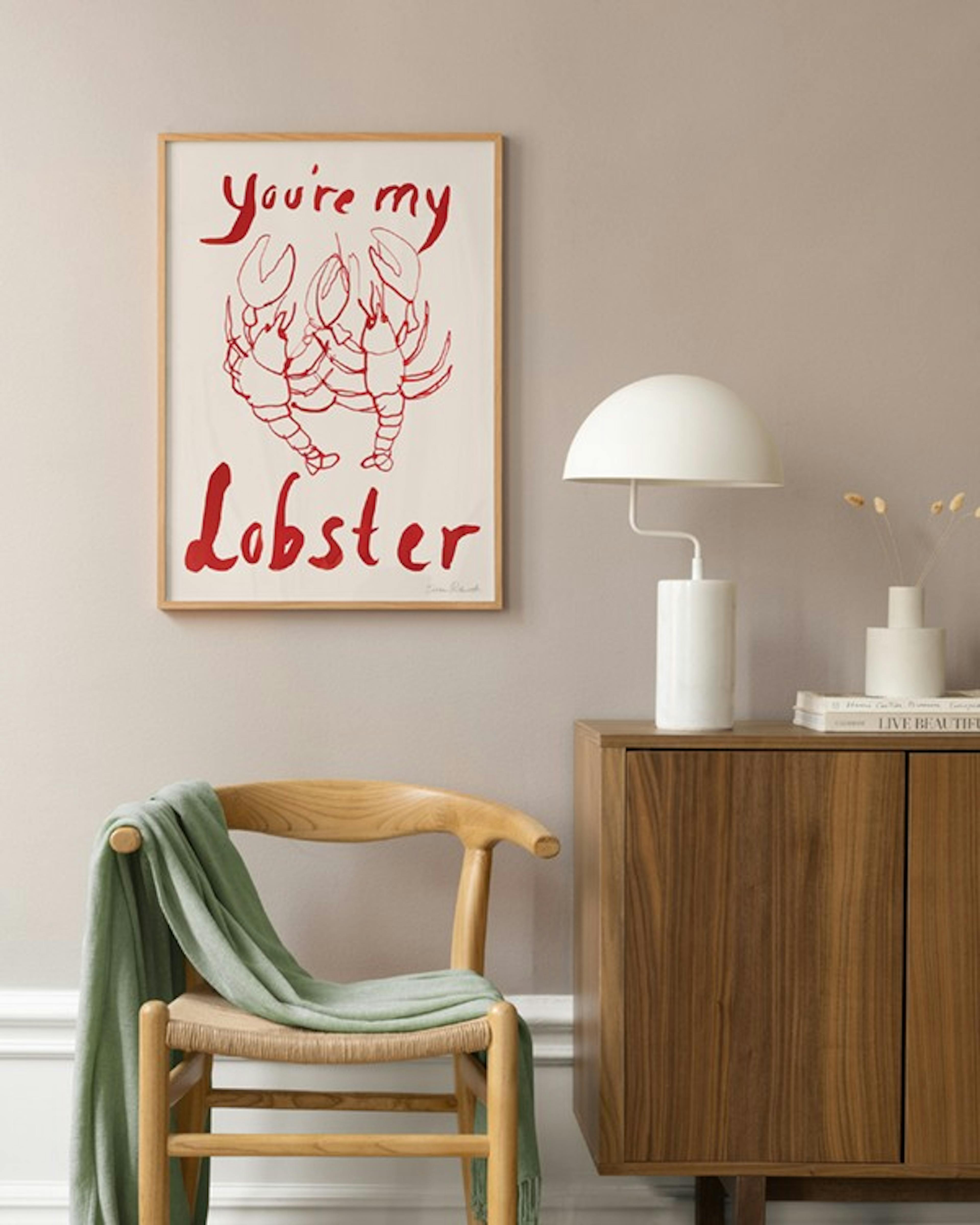 Sissan Richardt - You're My Lobster Print