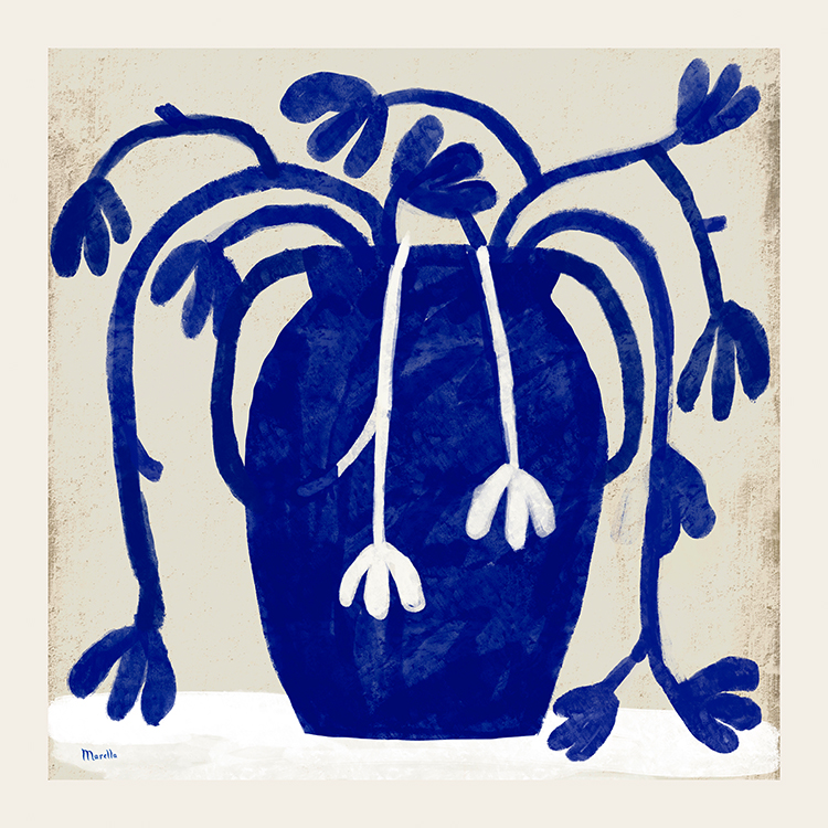 Marco Marella - Blue Vase Poster