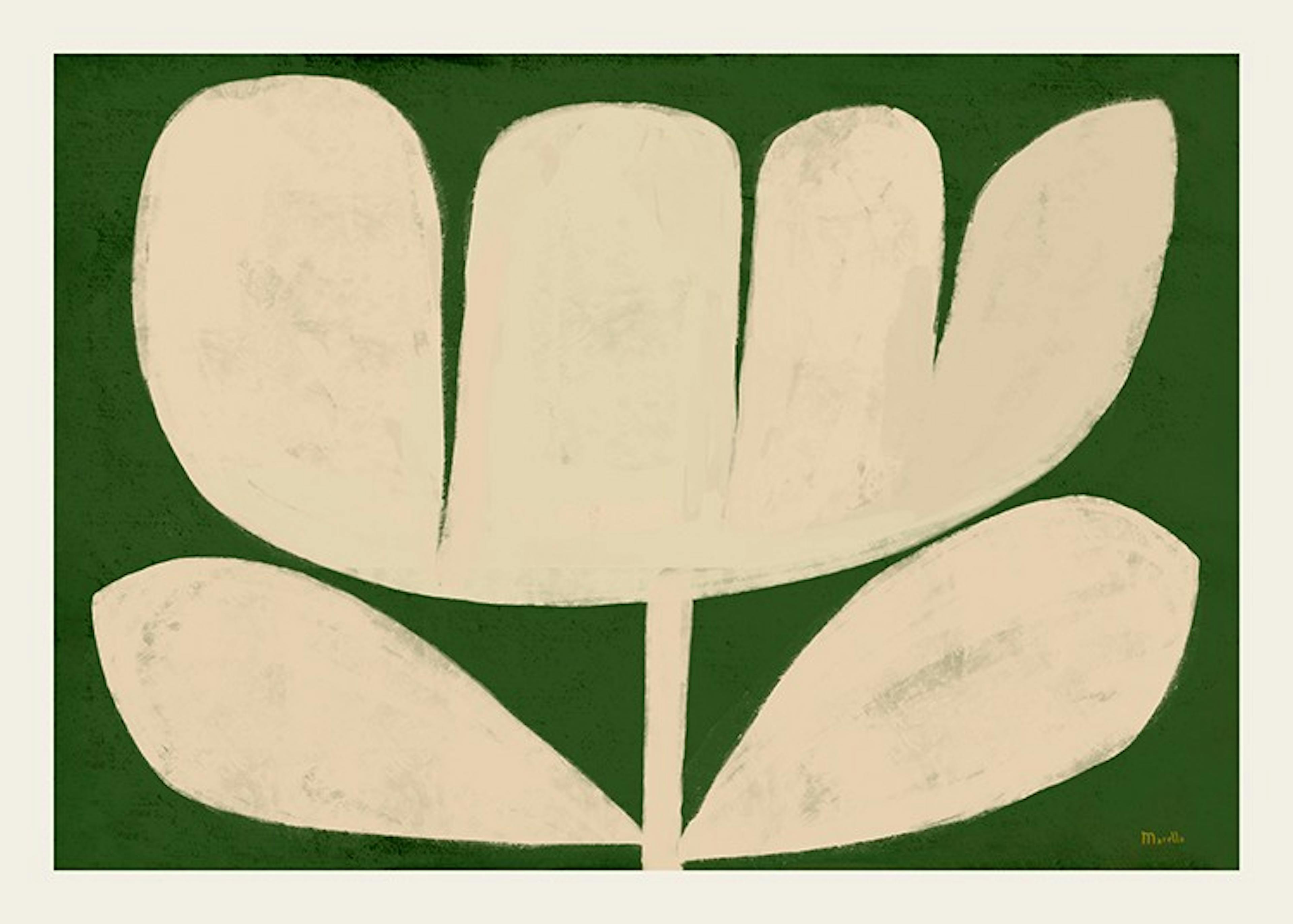 Marco Marella - Flower on Green Juliste 0