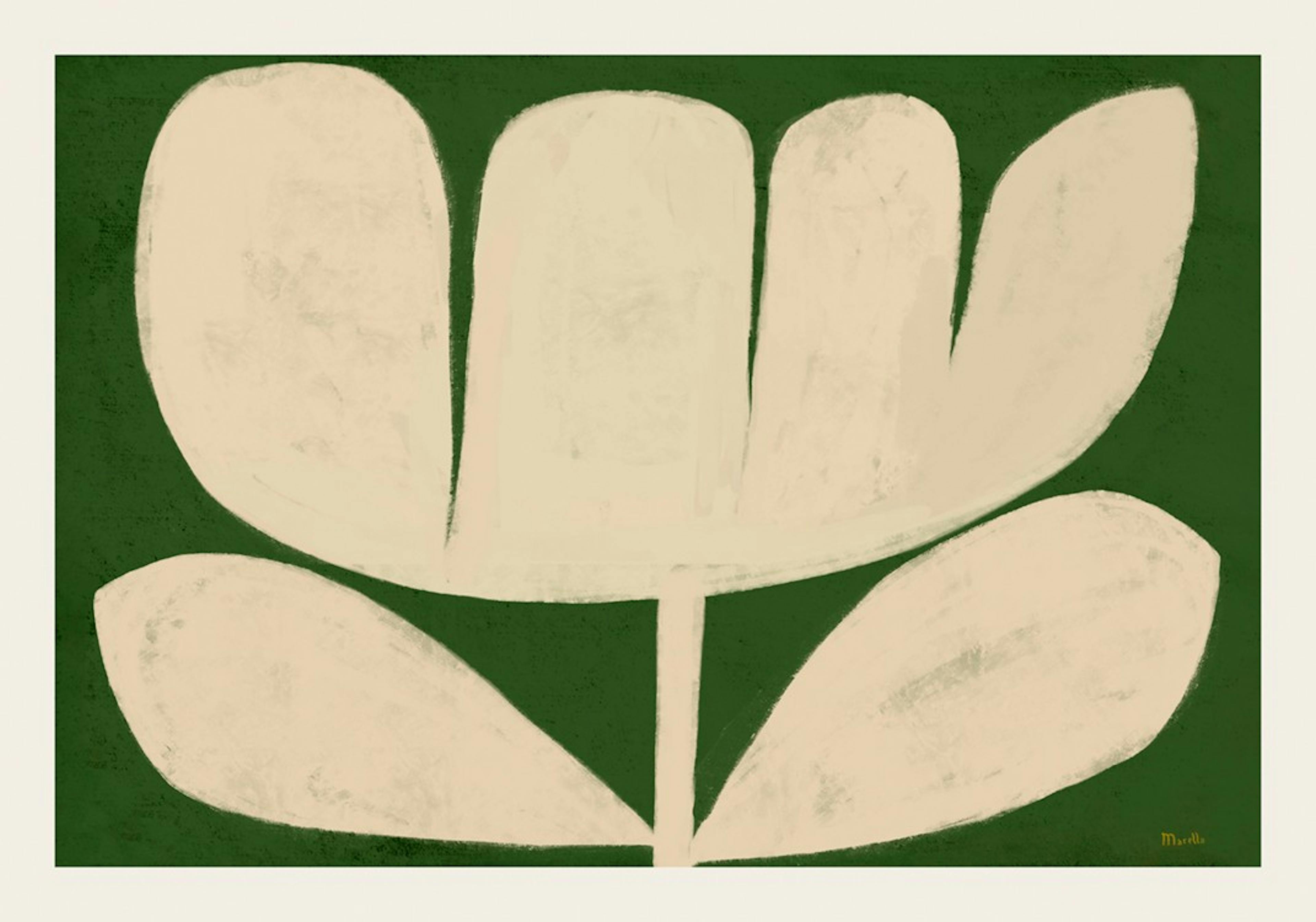 Marco Marella - Flower on Green Print 0