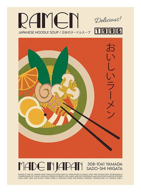 We made something nice - The Ramen Plakat (21x30 cm)- We Made Something Nice