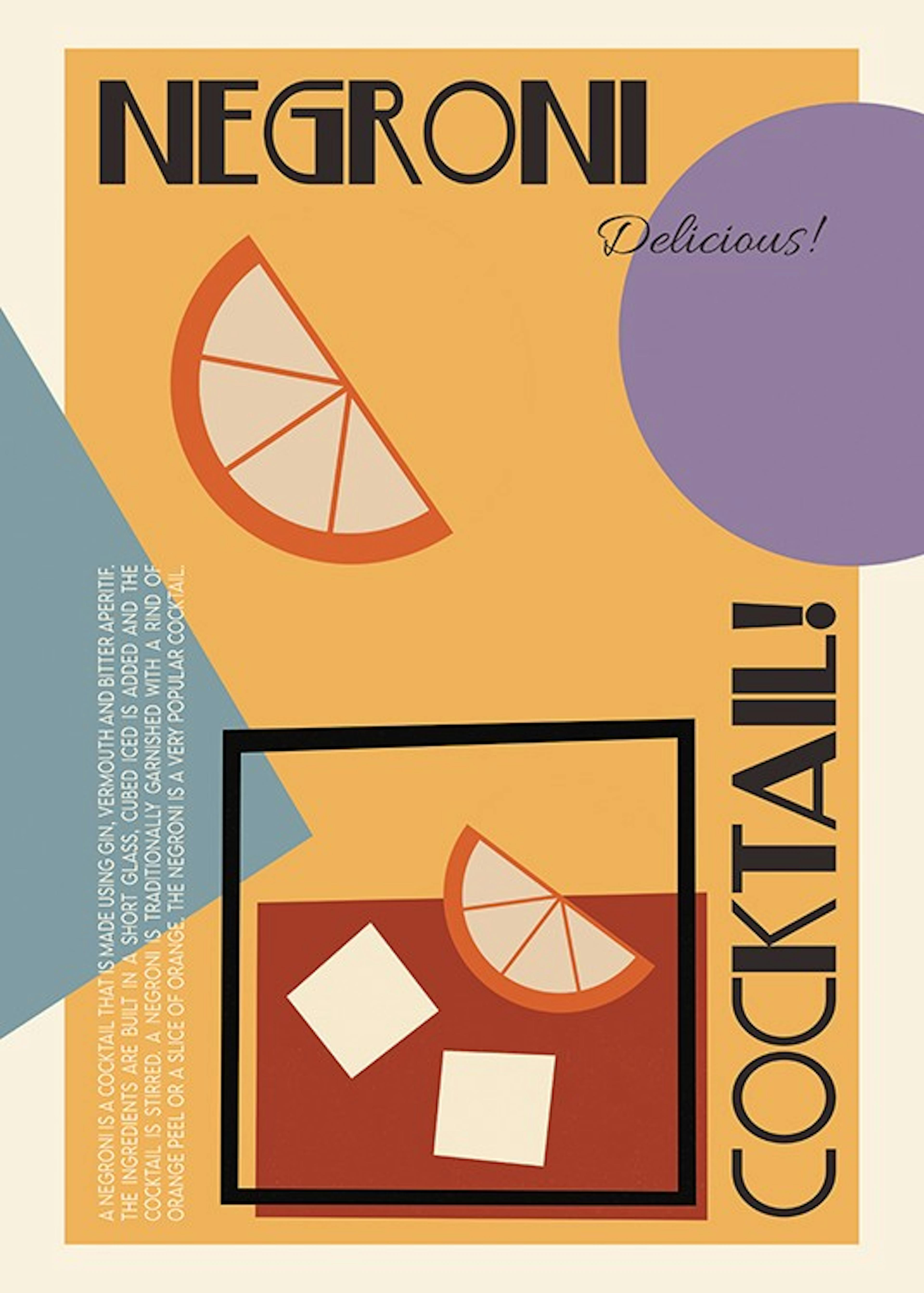 We made something nice - The Negroni Poster