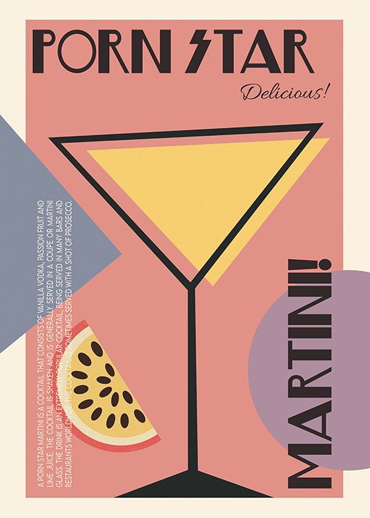 We made something nice The Porn Star Martini Poster 