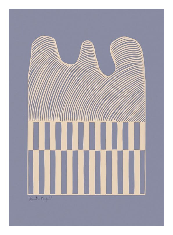 Little Detroit - Stribes 'N' Lines Affiche (50x70 cm) - Little Detroit