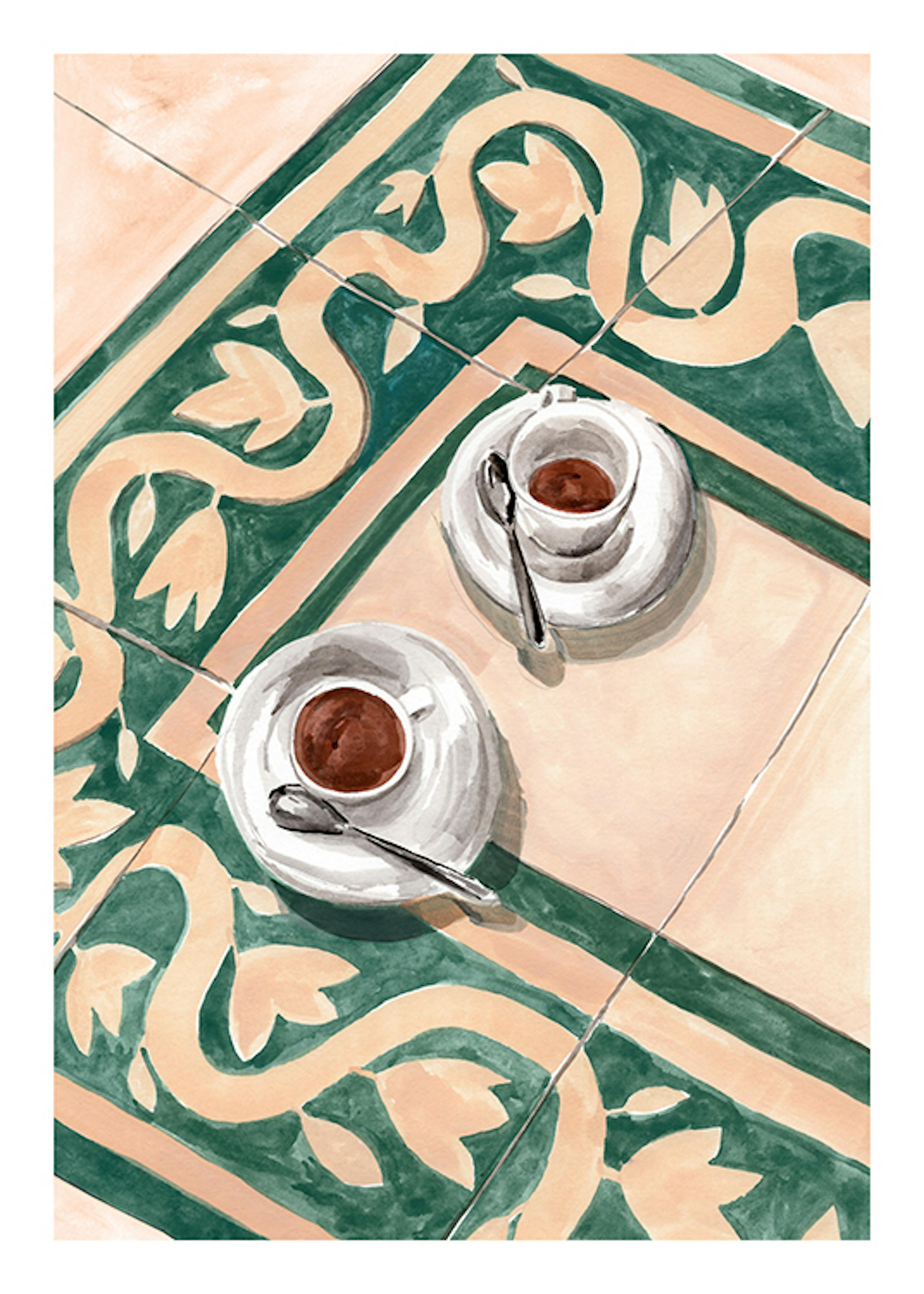 Laura Page - Italian Coffee Poster
