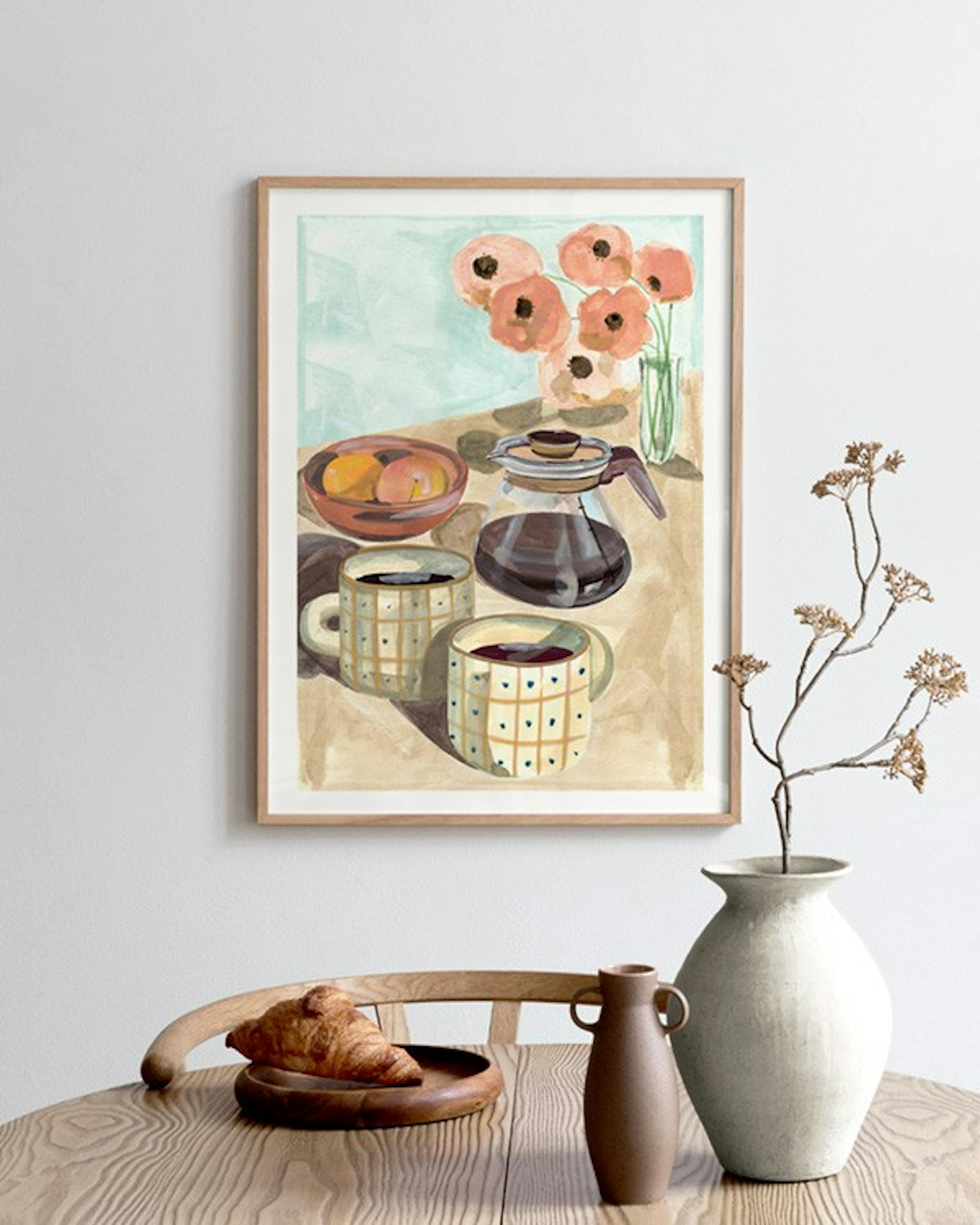 Laura Page - Coffee and Peaches Print