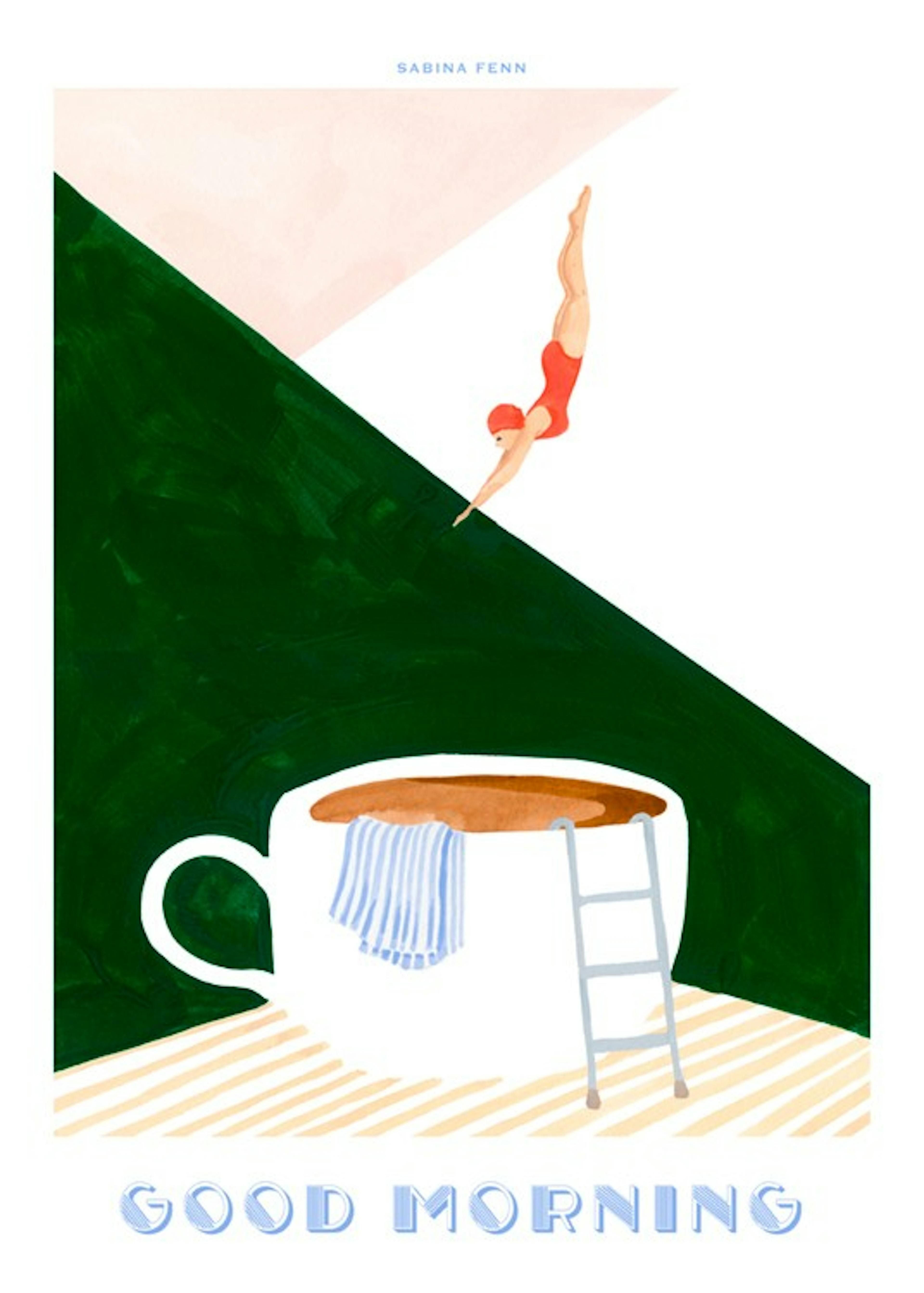 Sabina Fenn - Good Morning Dive Print 0